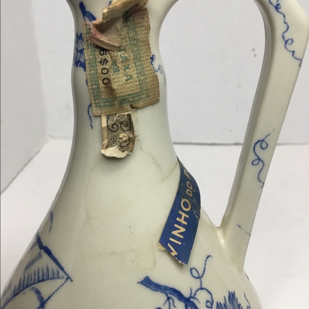 Vintage Real Vinicola Ceramic Wine Decanter Bottle Savacem Portugal Gilman & CTA - Picture 9 of 16